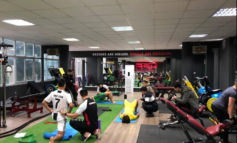 các phòng gym gần đây