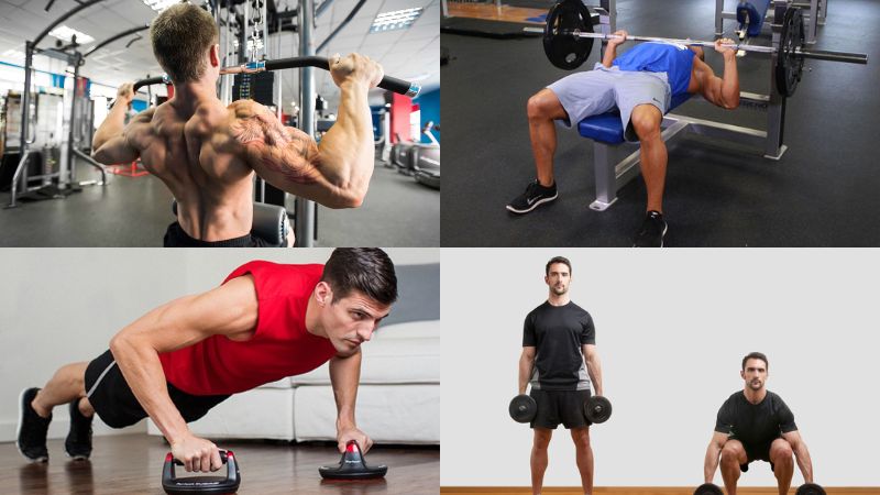 lịch tập gym 5 ngày cho nam