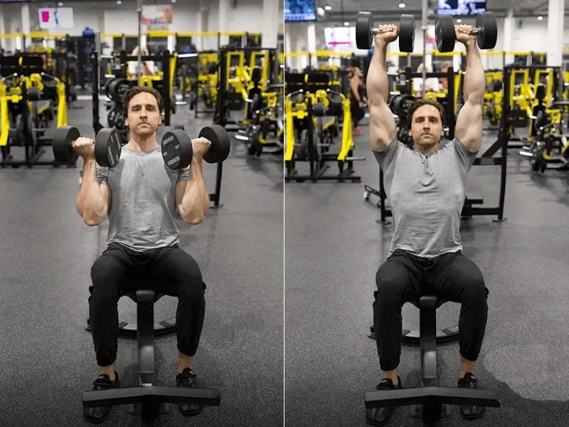 các bài tập vai ở phòng gym