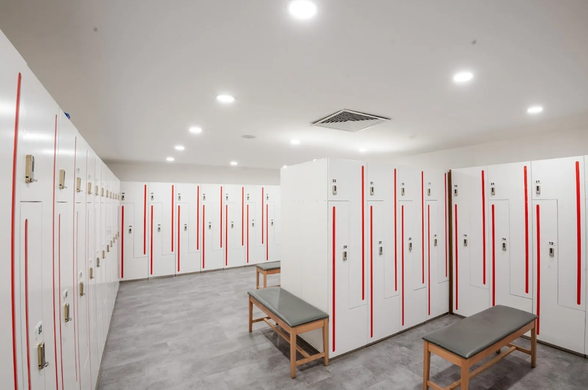 tiện ích tủ đồ phòng gym HT Active Fitness - Số 1 Thái Hà