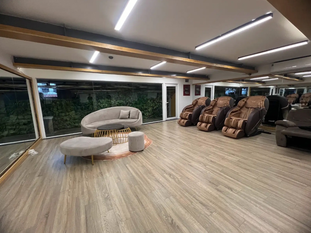 khu relax trong phòng gym HT Active Fitness - Số 1 Thái Hà
