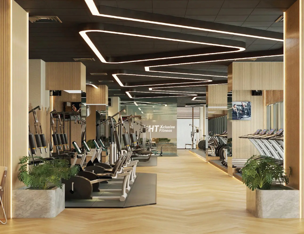 phòng gym quận thanh xuân HT Exclusive Fitness, HEF, HT Fitness, 23 Lê Văn Lương,