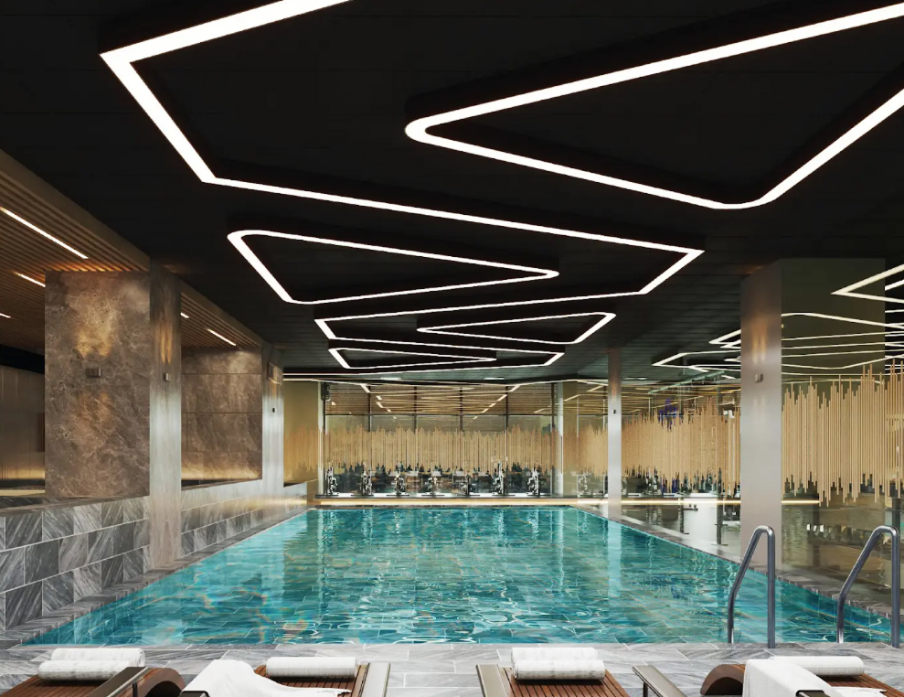 Phòng gym có bể bơi HT Exclusive Fitness, HEF, HT Fitness, 23 Lê Văn Lương,