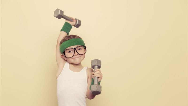 các bài tập gym cho trẻ em