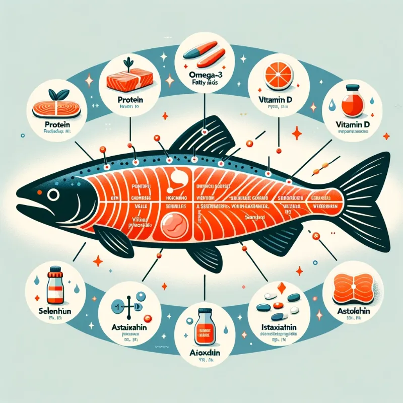 dinh dưỡng trong cá hồi