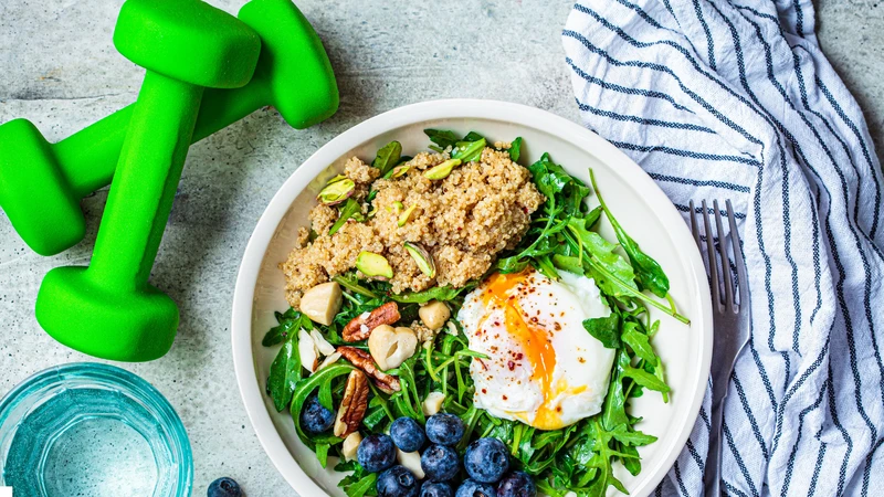 tập gym ăn trứng gà như thế nào