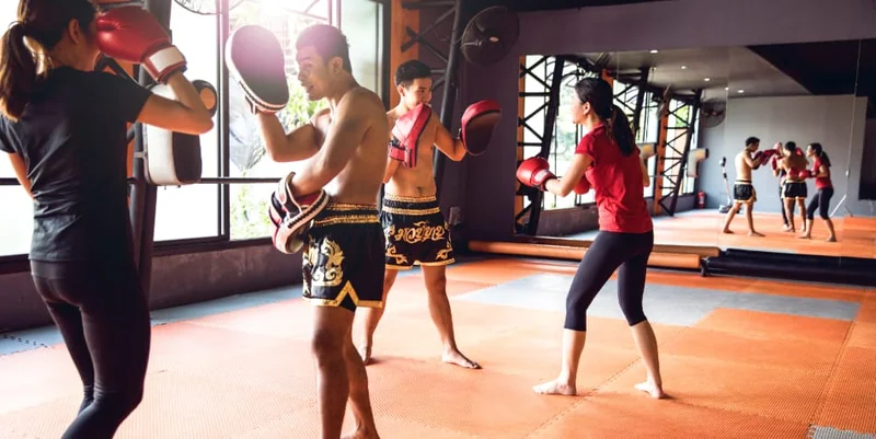 giá tập kickboxing