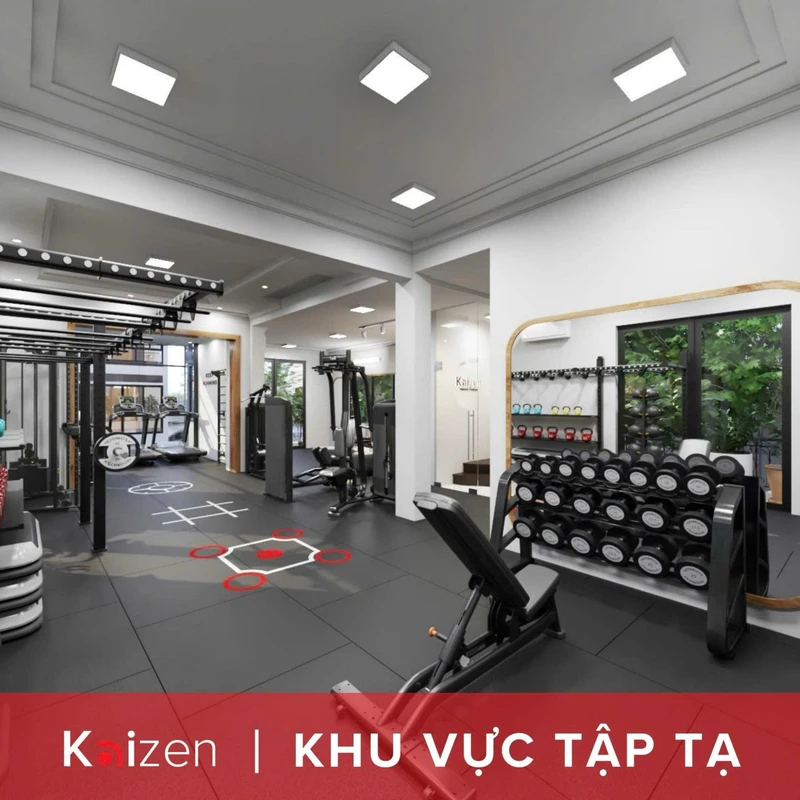 phòng tập gym cho trẻ em ở hà nội KAIZEN private fitness