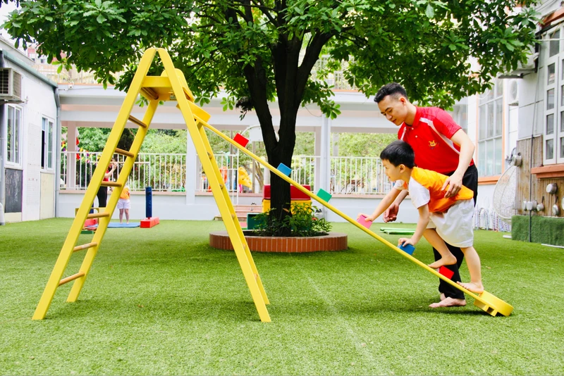 phòng tập gym trẻ em hà nội GymKid Vietnam Center