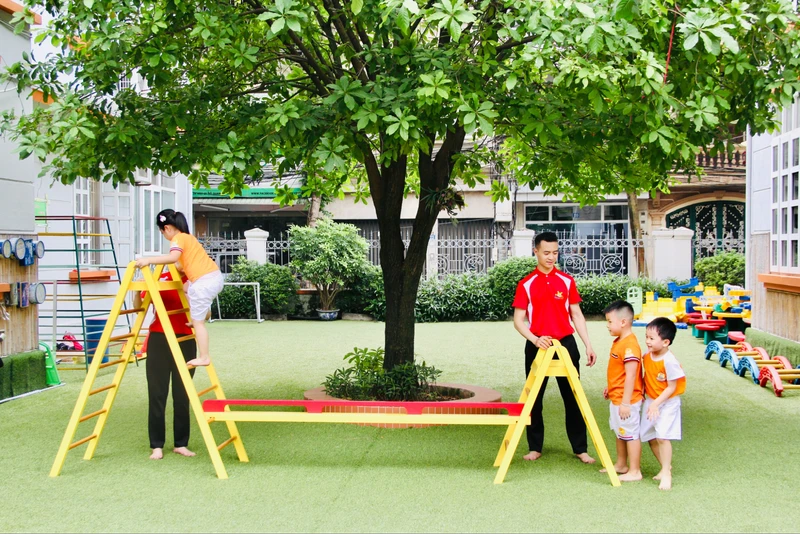phòng tập gym trẻ em hà nội GymKid Vietnam Center