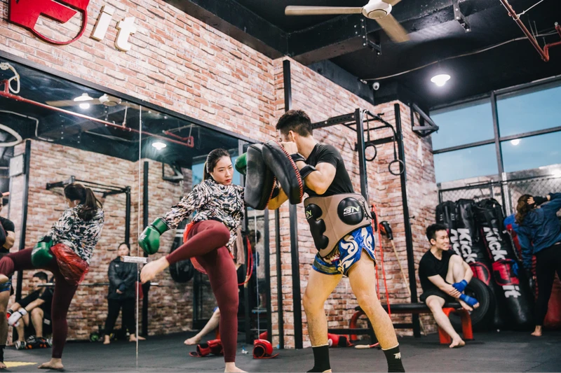 Trung tâm dạy kickboxing Hà Nội UNIC FITNESS Phạm Ngọc Thạch
