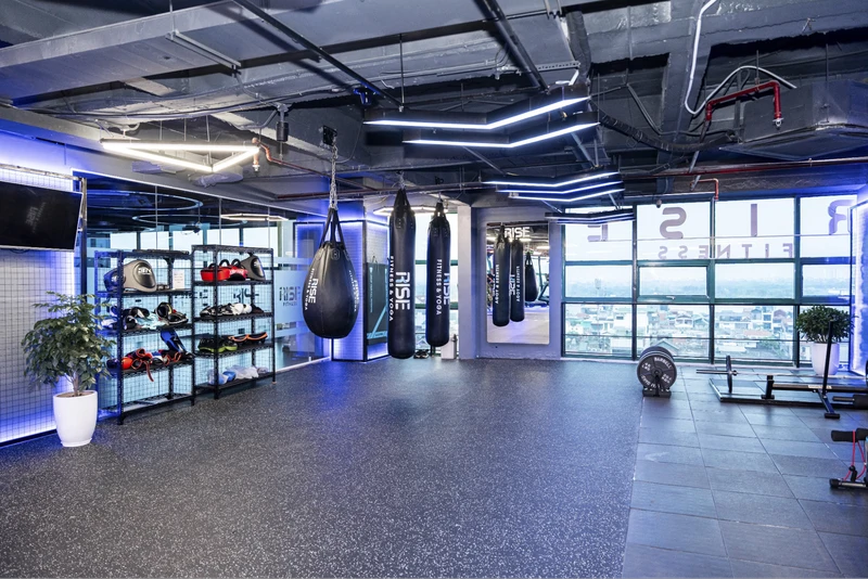 học kick boxing hà nội RISE Fitness & Yoga 01 Lương Yên