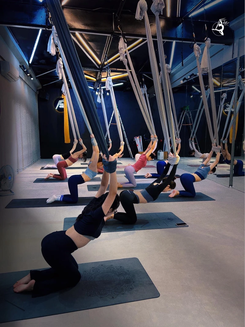 Phòng tập yoga bay Hà Nội Fee Aerial Hub
