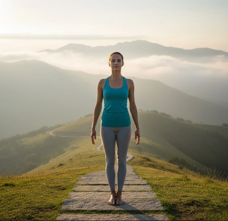 Bài tập yoga tăng chiều cao tư thế Ngọn Núi