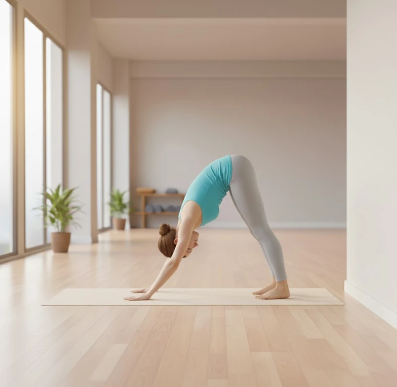 cách tập yoga tăng chiều cao với tư thế Chó úp mặt