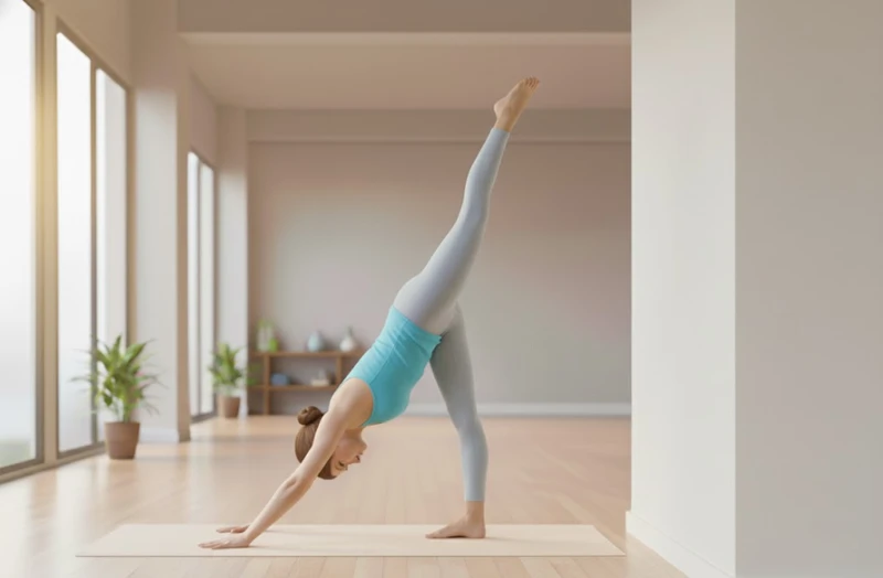 các bài yoga tăng chiều cao Chó ba chân