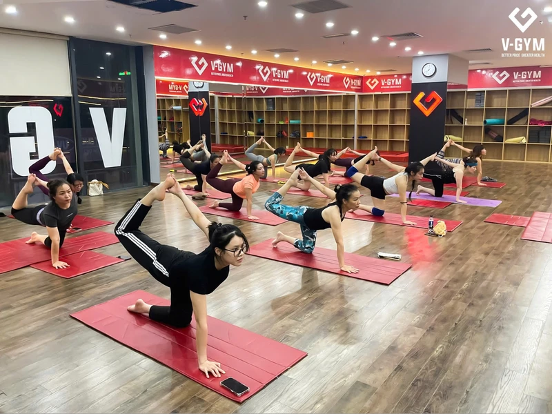 tập yoga thanh xuân V Gym Fitness & Yoga