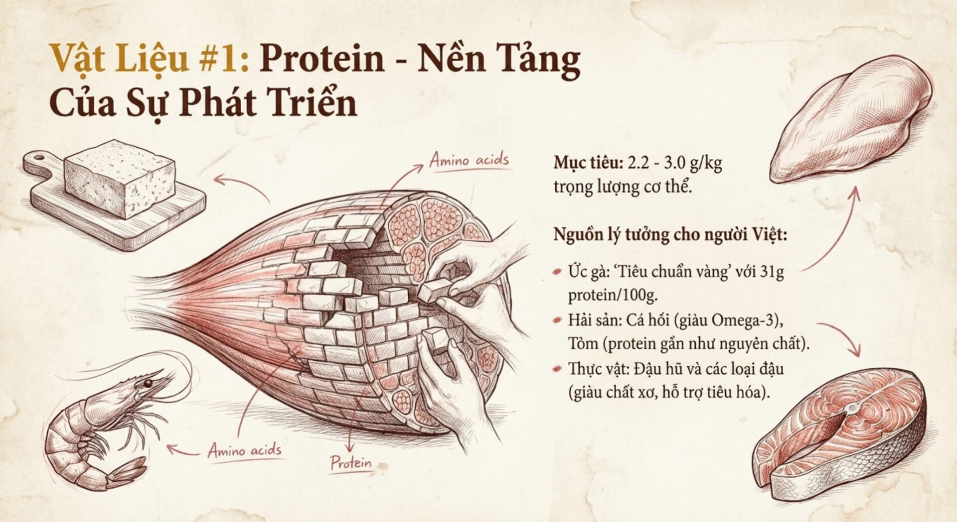 Protein - nền tảng của sự phát triể