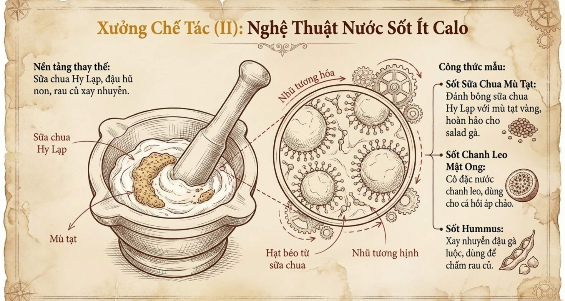 Nước sốt ít calo