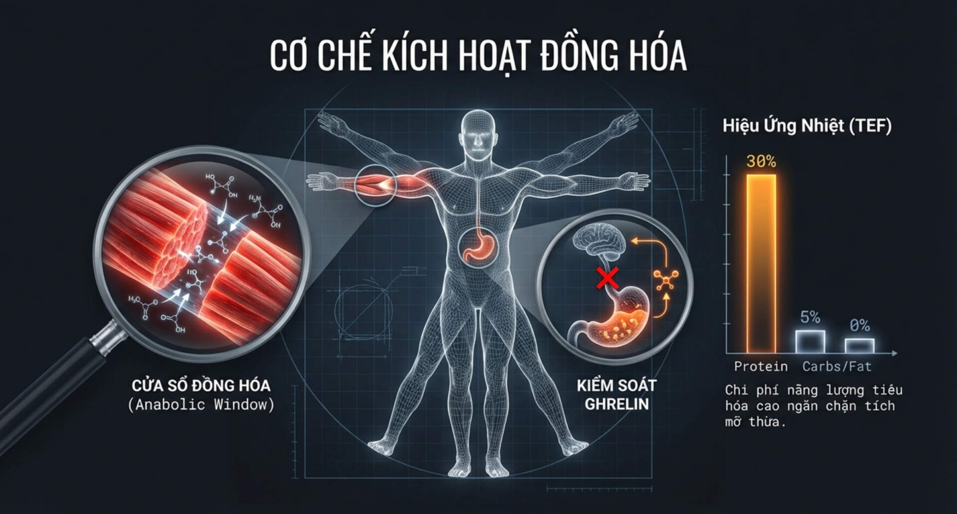 Ức gà hỗ trợ tăng cơ
