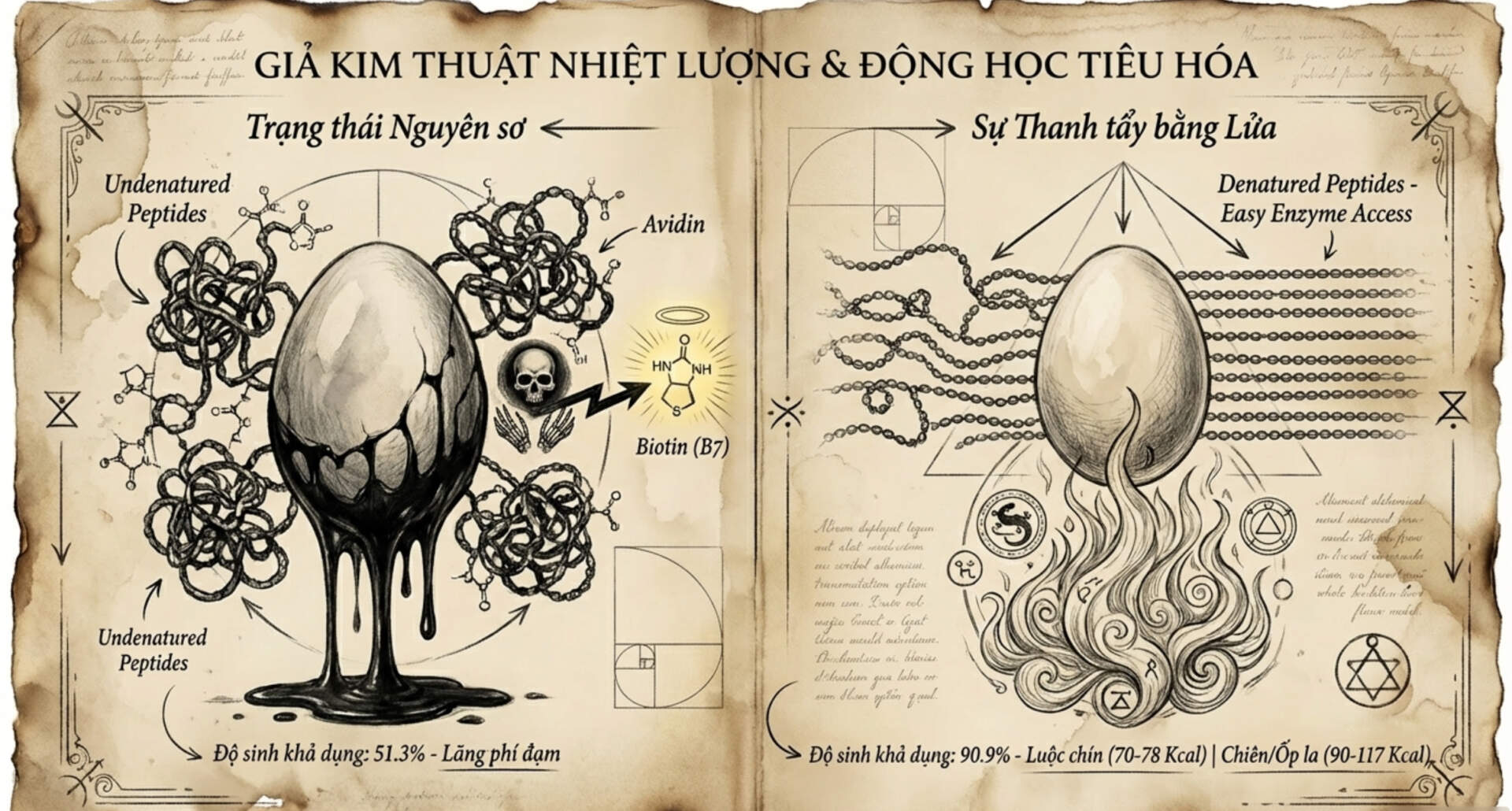 Tác động của nhiệt độ đối với sự hấp thu protein